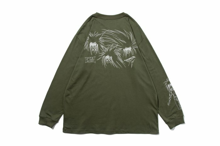 REMIX "幽遊白書 Sketch Collection 幽助 LS TEE" (Green)