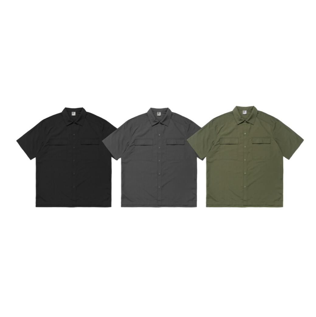 oqLiq crescent cuban shirt 三色