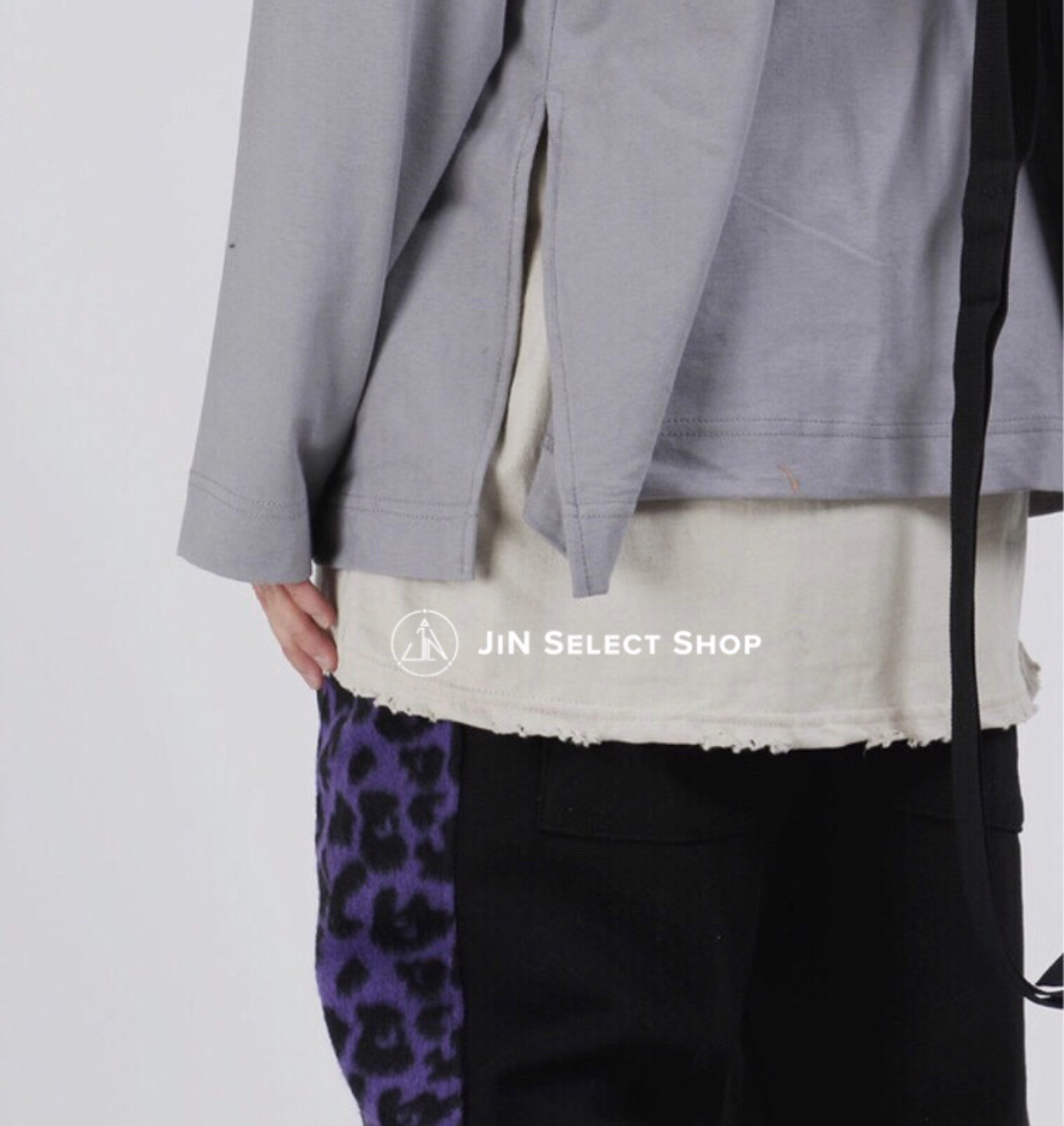 Rashomong V07 糜爛破壞 細節微破壞 毛邊破壞 內搭 無袖 背心 打底 korea select