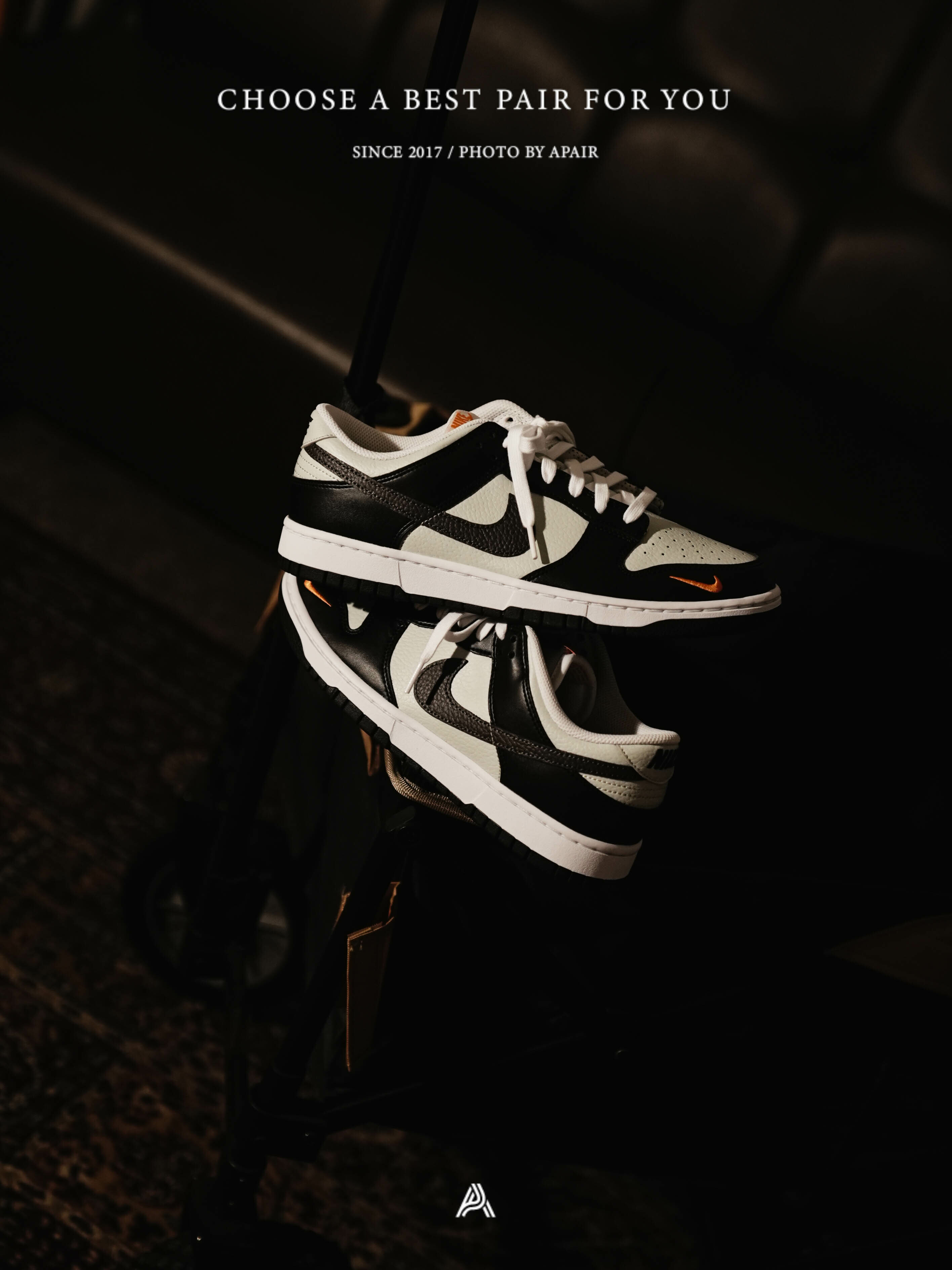 【APAIR】預購 Nike Dunk Low "Grey Black Orange Mini Swoosh" 黑灰小橘勾 FN7808-001