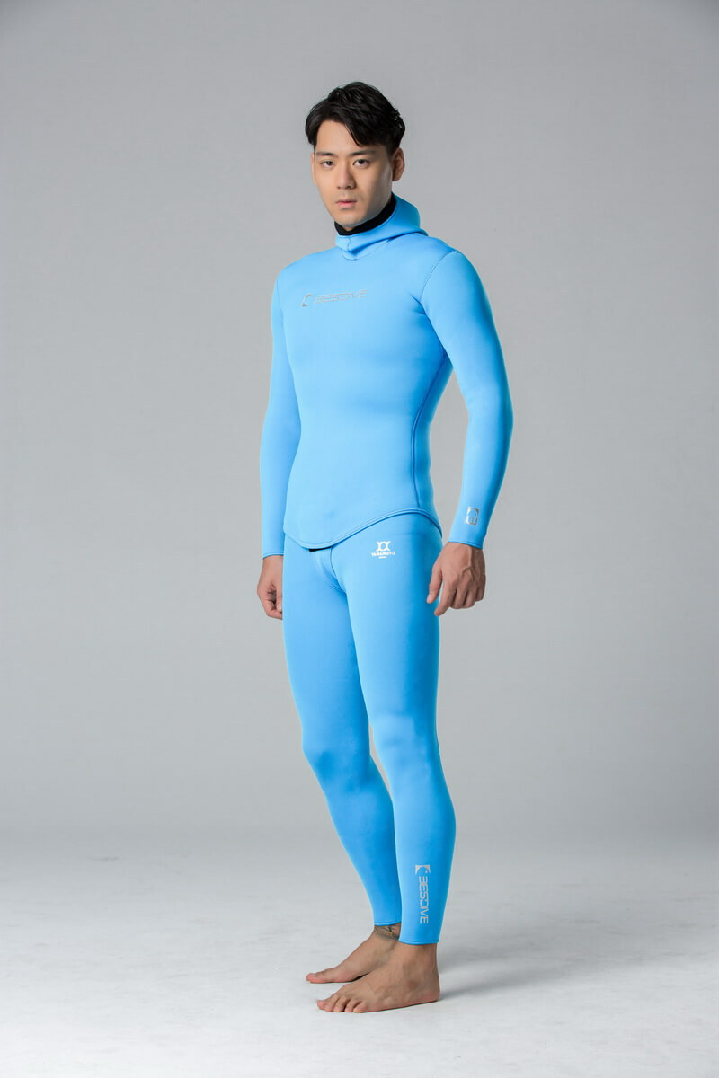 ▲預購 Bestdive 男款 藍洞系列 超彈布面防寒衣 2026