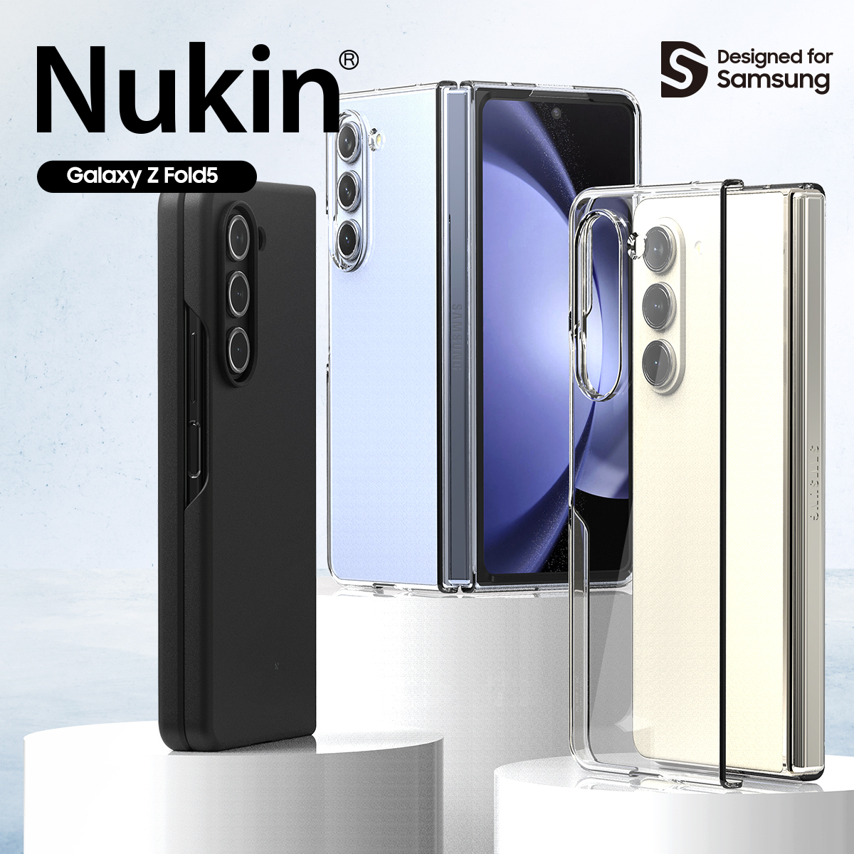 araree Nukin Crystal Clear Case- Galaxy Z Fold 5 | 韓國製造 香港行貨