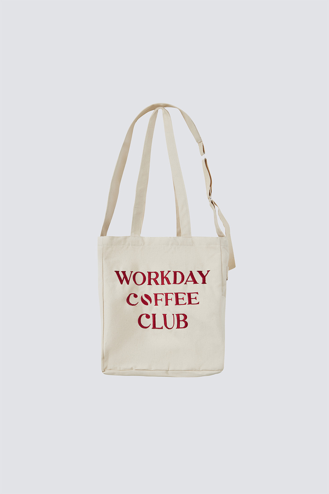 Workday Coffee Club Canvas Shoulder Bag｜Rice｜Hong Kong Original Design