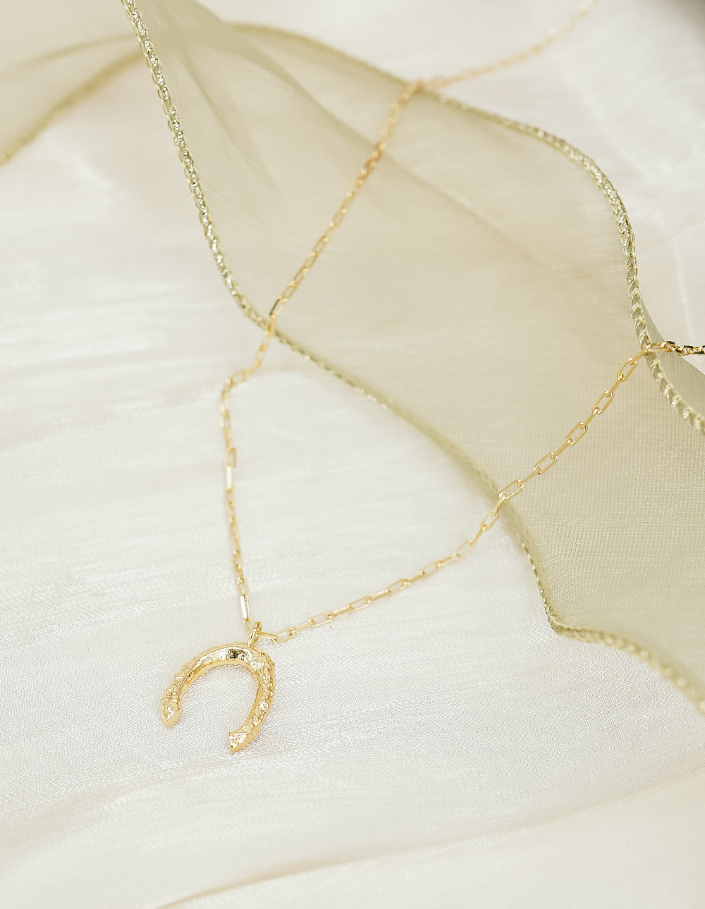 925 純銀羊角不規則項鍊