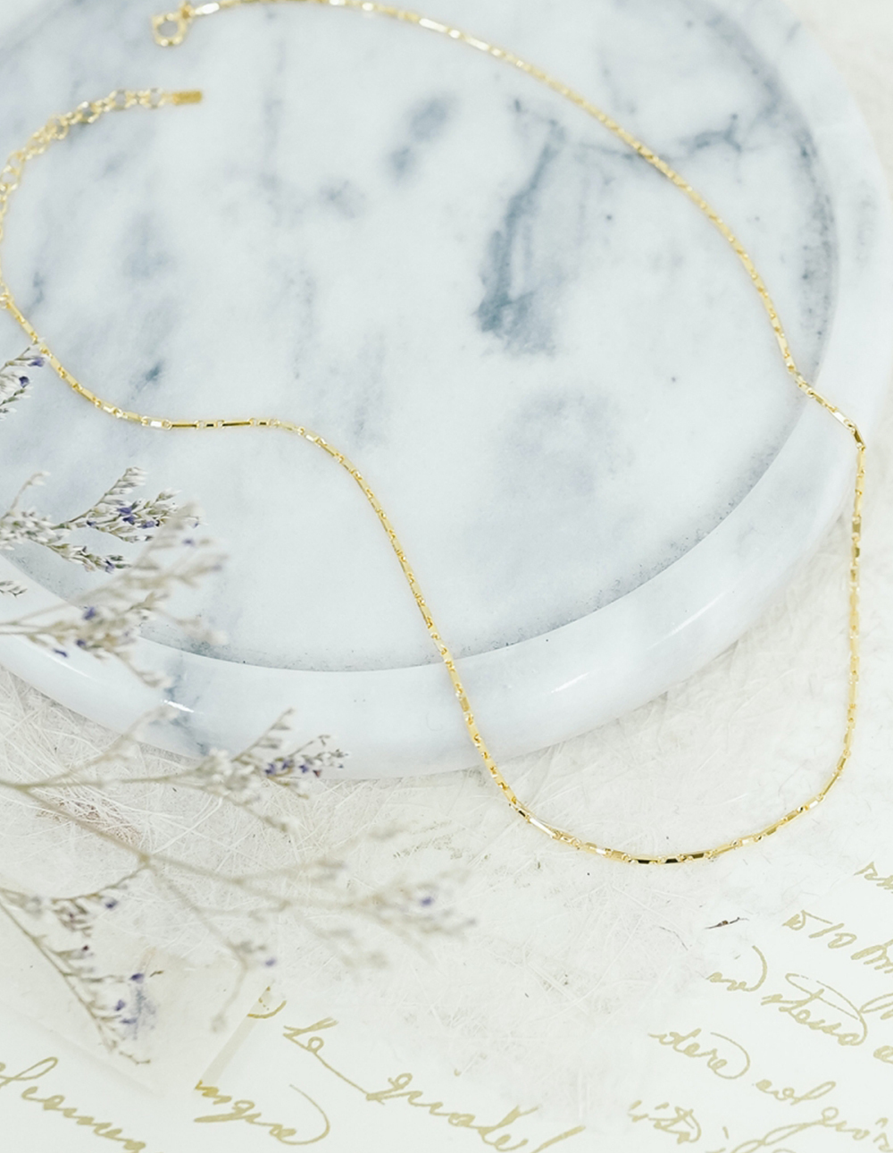 925 純銀小方塊項鍊