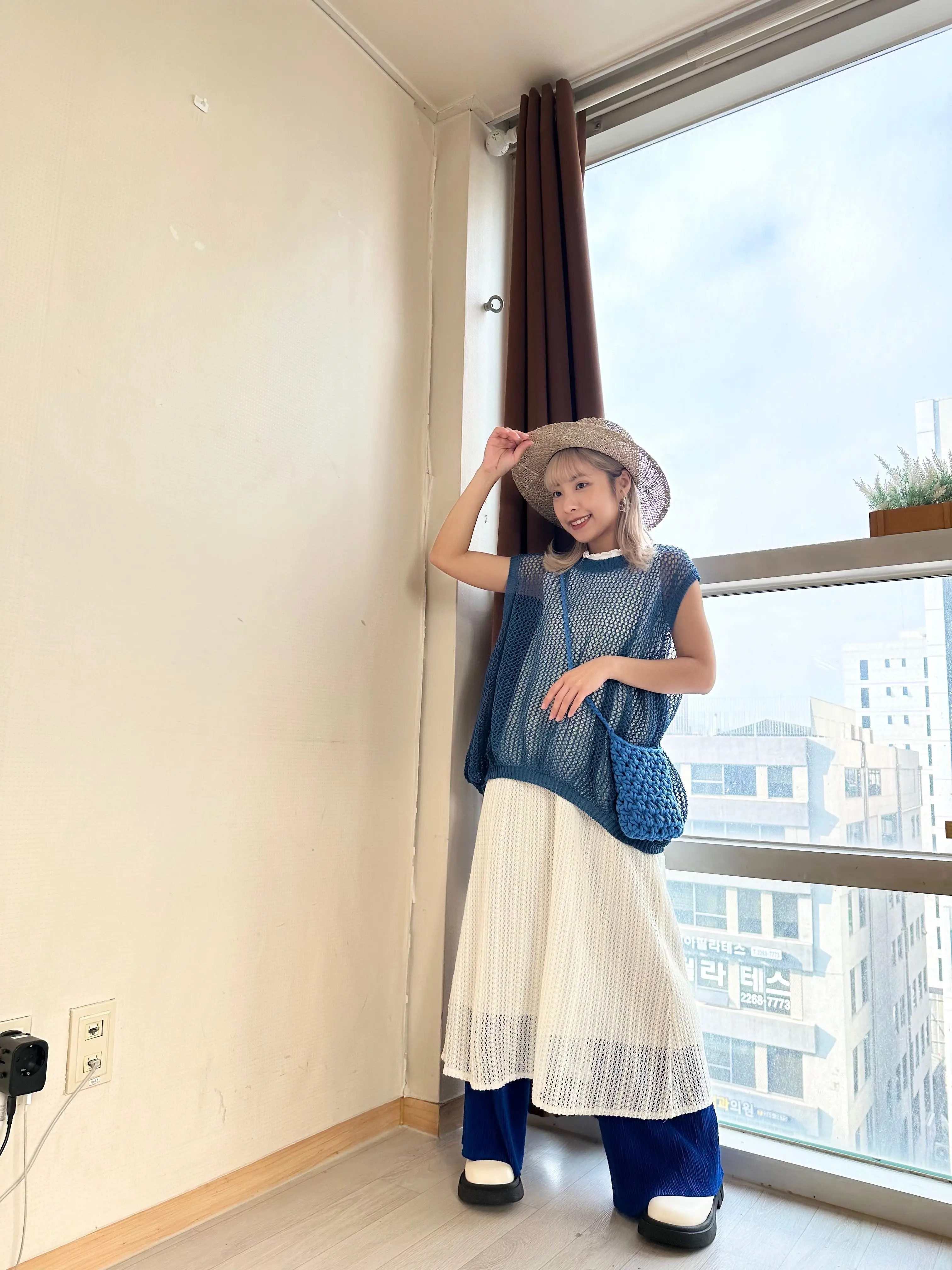 網網修PATPAT長背心（BLUE)