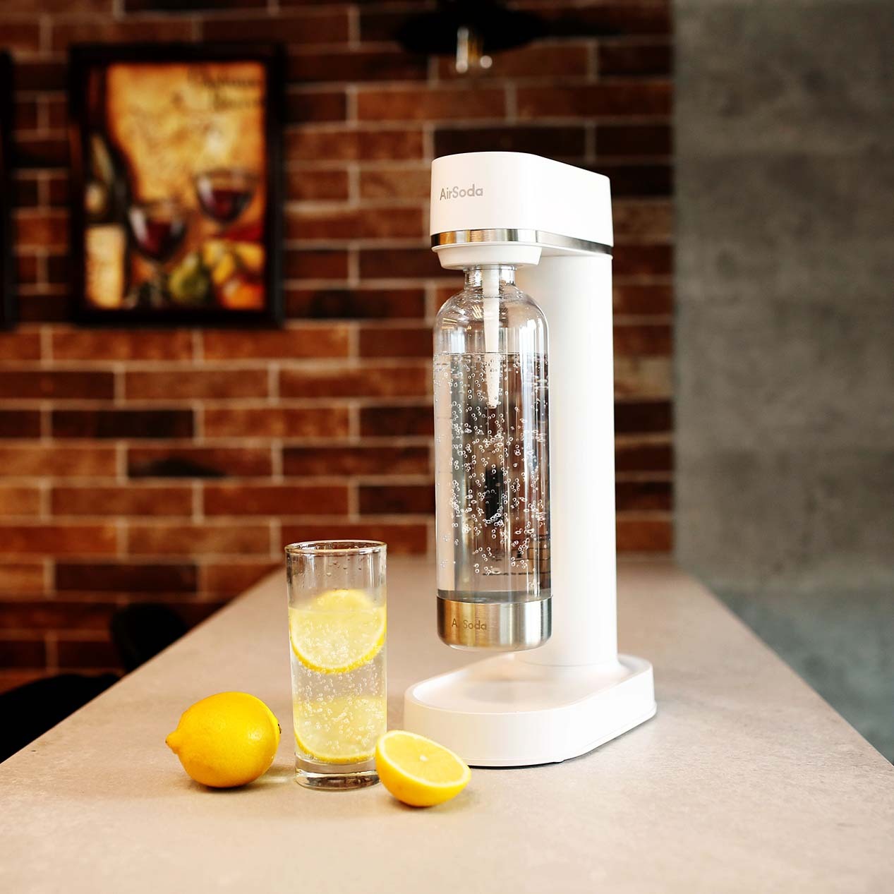 Airsoda 家用梳打氣泡水機Pro 980 (配食品級二氧化碳氣瓶360g x1)