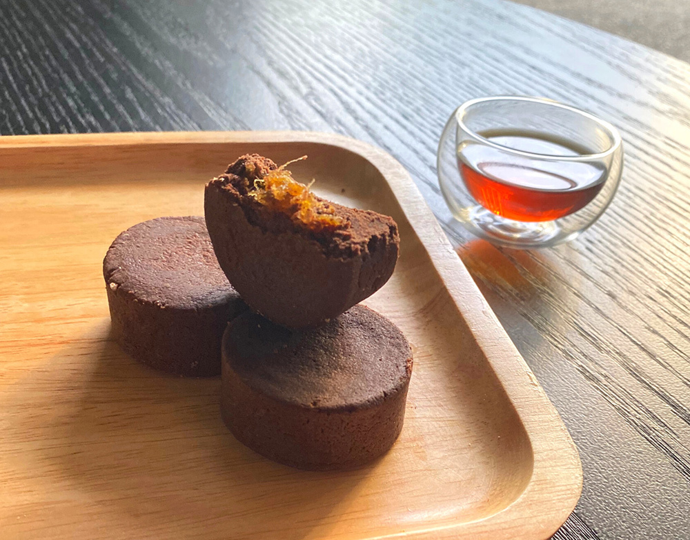 巧克力百香水果酥