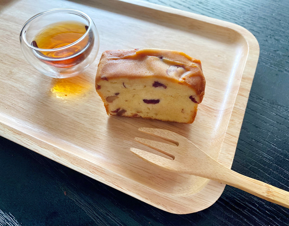 酒漬蔓越莓核桃磅蛋糕