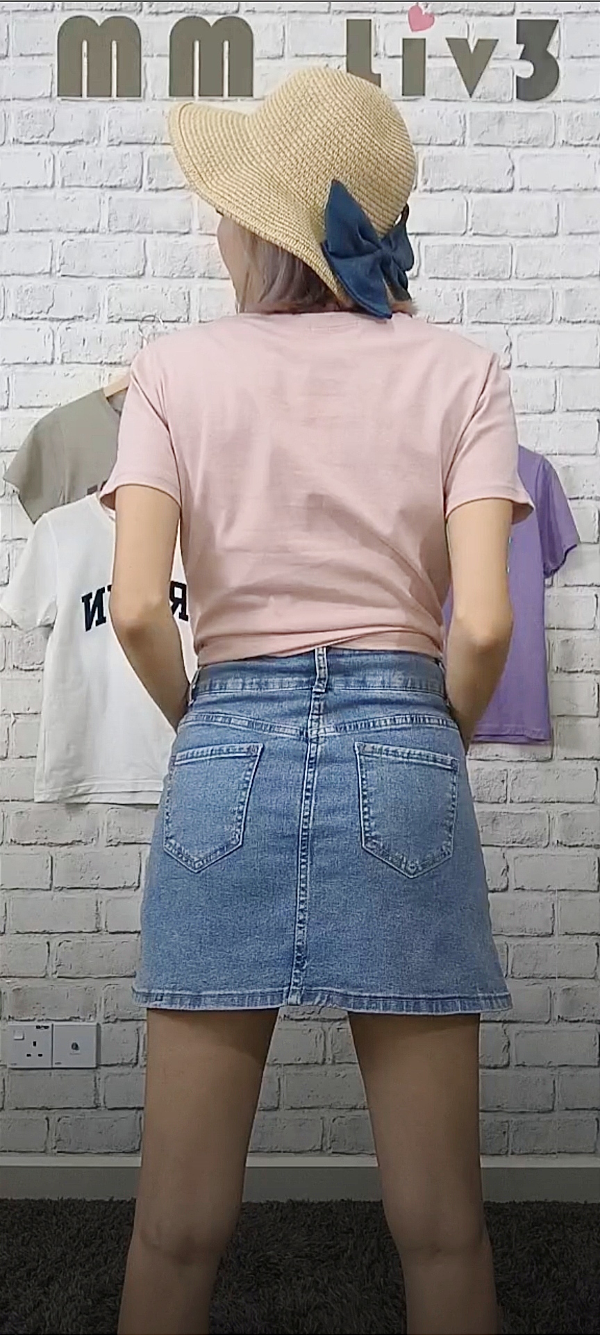 #️⃣6025 RM129 ▶️韓國雙扣不規則+安全褲牛仔裙 🇰🇷Made in Korea 👉S:26~27" M:28~29" L:30~31" XL:32~33"👈
