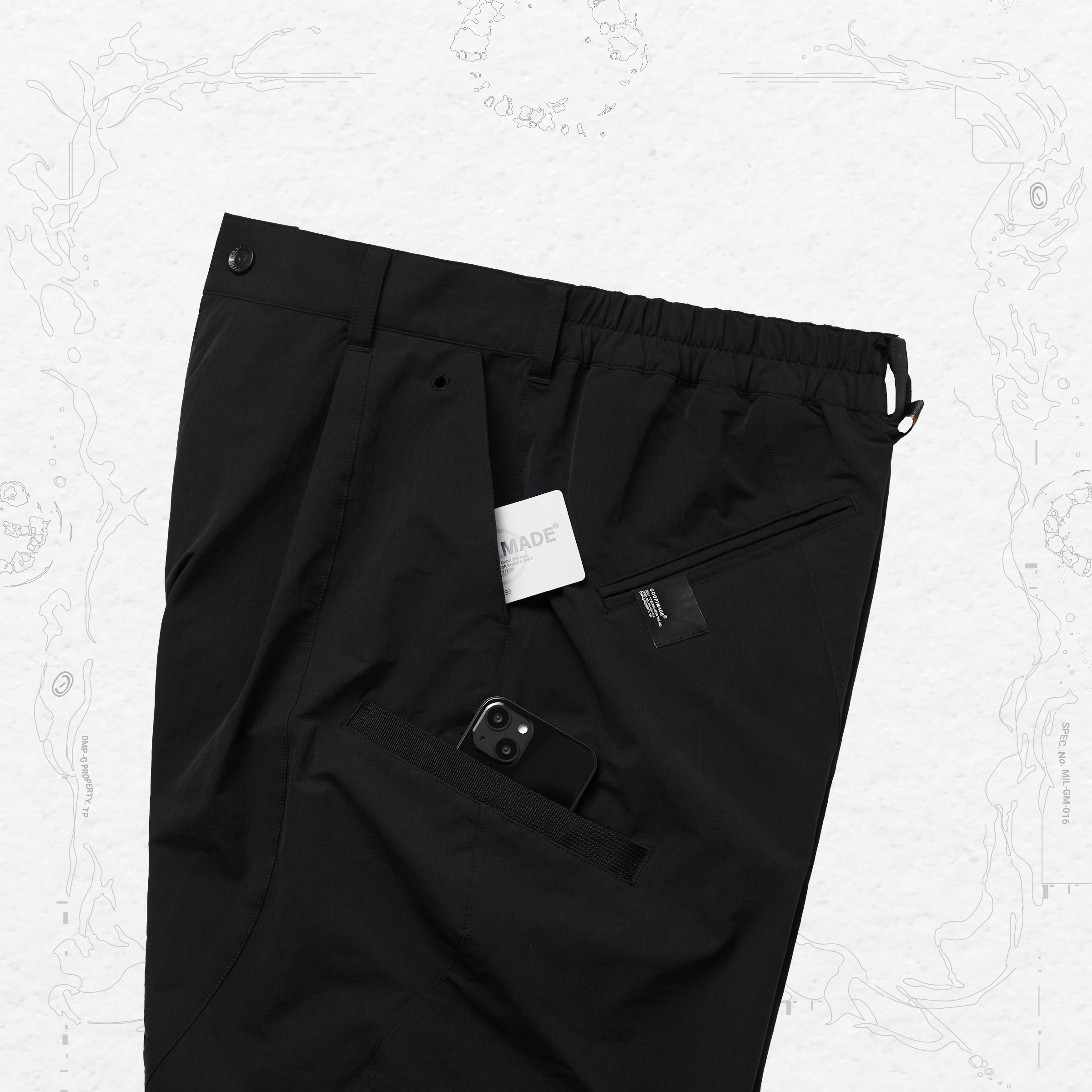 BR-M1G” SOFTBOX Basic Pants - Shadow