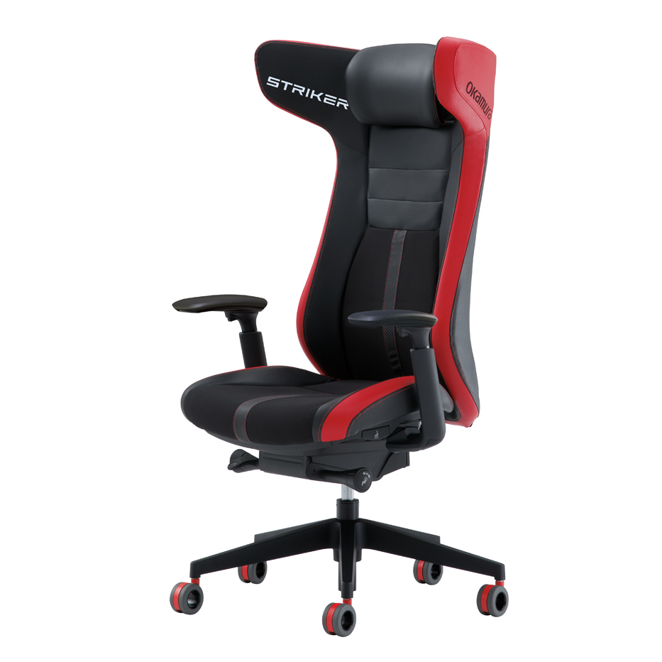 日本OKAMURA 岡村人體工學電競椅(紅色)