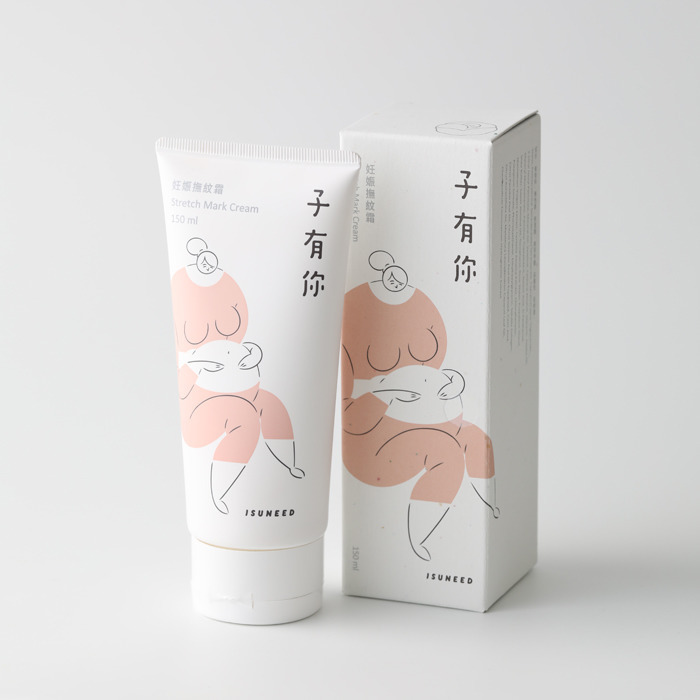 ISUNEED 妊娠撫紋霜 150ml