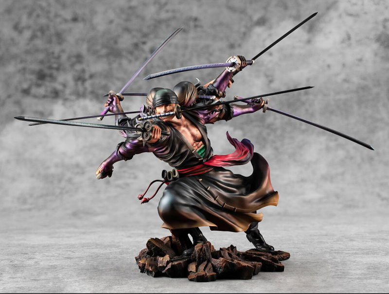 現貨 MEGAHOUSE P.O.P WA-MAXIMUM One Piece 海賊王 羅羅諾亞·索隆 Ver.鬼氣 九刀流“阿修羅”