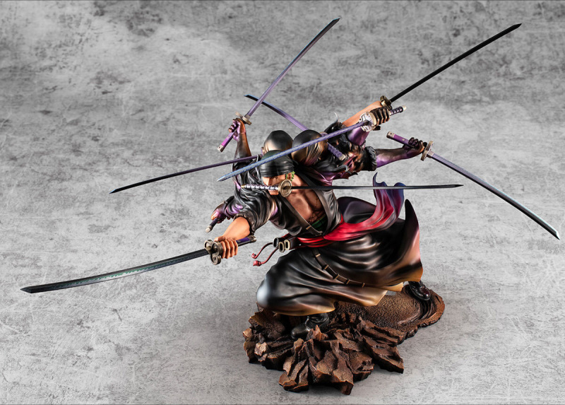 現貨 MEGAHOUSE P.O.P WA-MAXIMUM One Piece 海賊王 羅羅諾亞·索隆 Ver.鬼氣 九刀流“阿修羅”