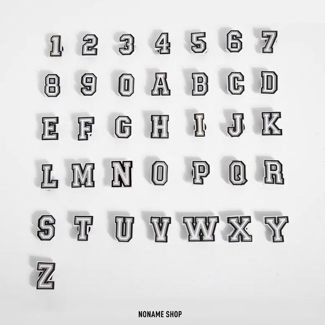 洞洞鞋 鞋扣 DIY 裝飾 英文 數字 文字系列