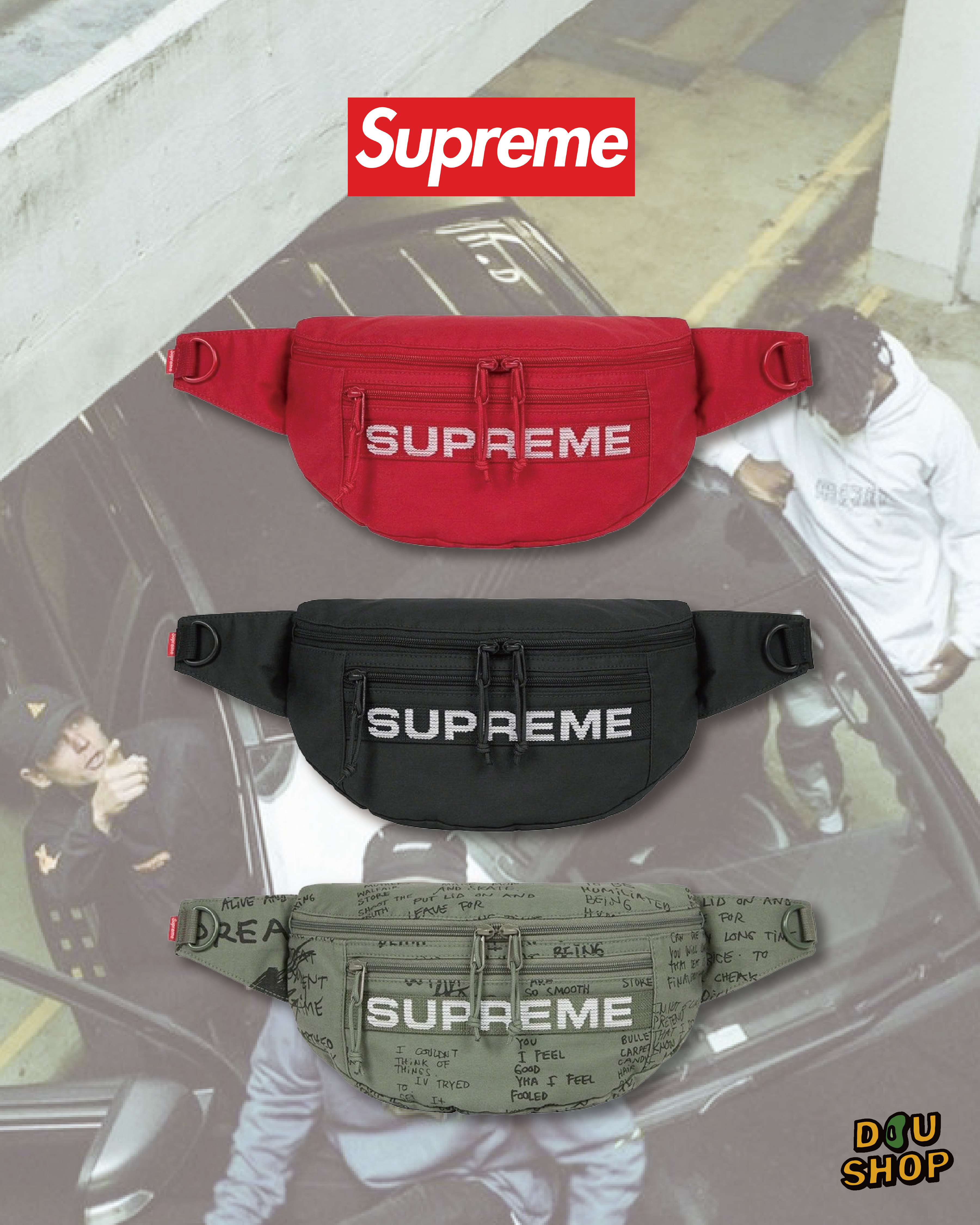 Harga waist bag supreme ss19 online original