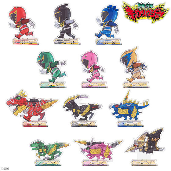 225712 Pbandai 預訂2025/4月 獣電戦隊キョウリュウジャー　走るデフォルメシリーズ　アクリルスタンド 立牌