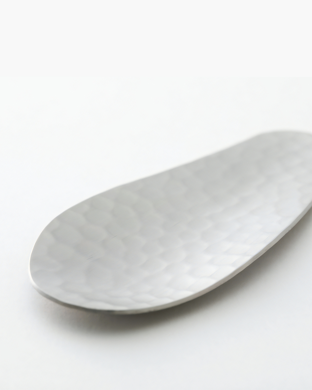 不銹鋼鎚目紋 茶葉匙 | 相澤工房