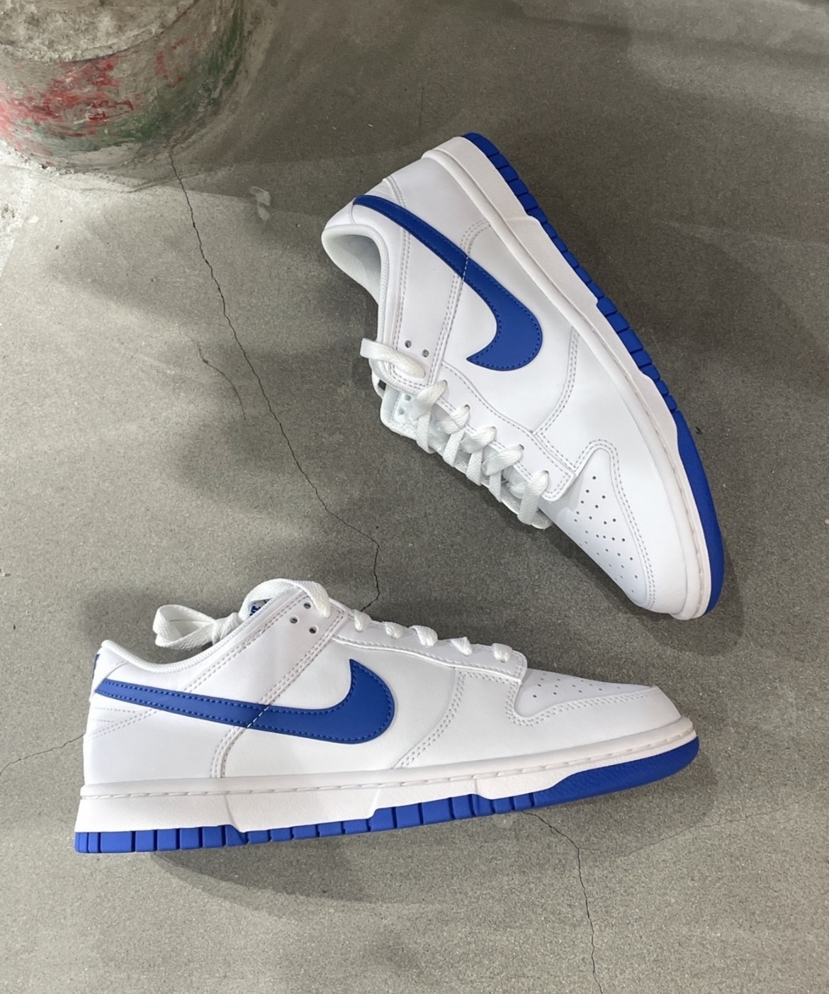 Nike Dunk Low White Hyper Royal 皇家藍