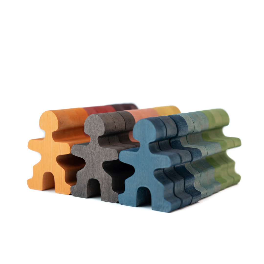 flockmen 木製大力士小人物疊疊樂(27pcs)