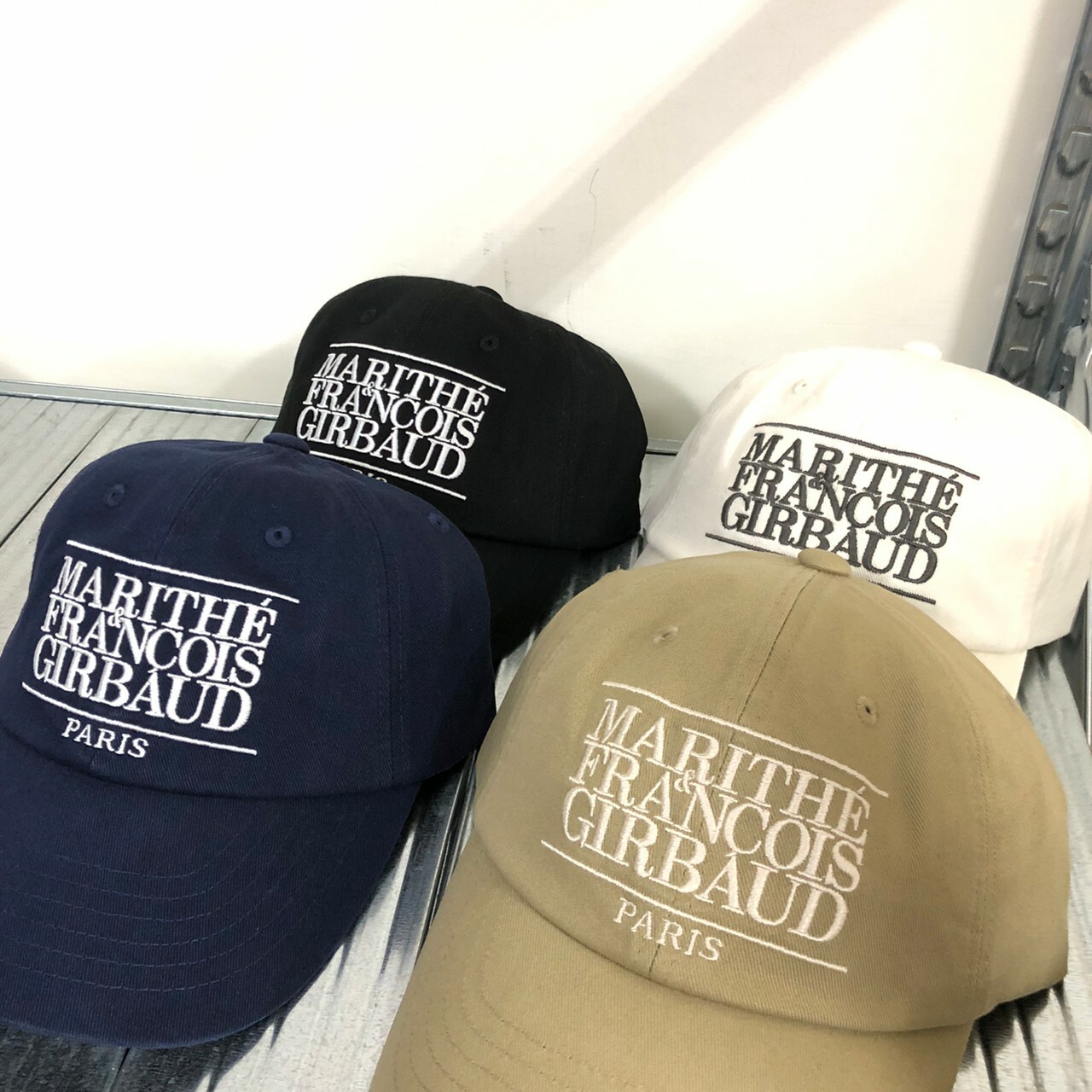 Marithe Francois Girbaud 經典logo刺繡老帽 1MG23CHG101NVYOS