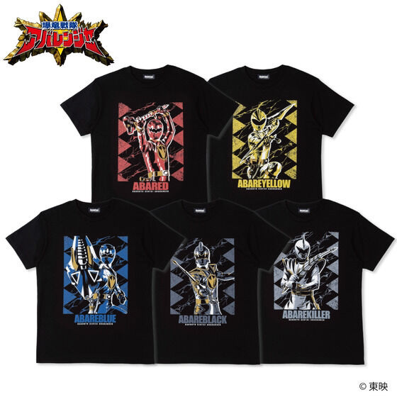 Pbandai 預訂2023/10月 爆竜戦隊アバレンジャー　ヒーロー柄 Tee (全5種)