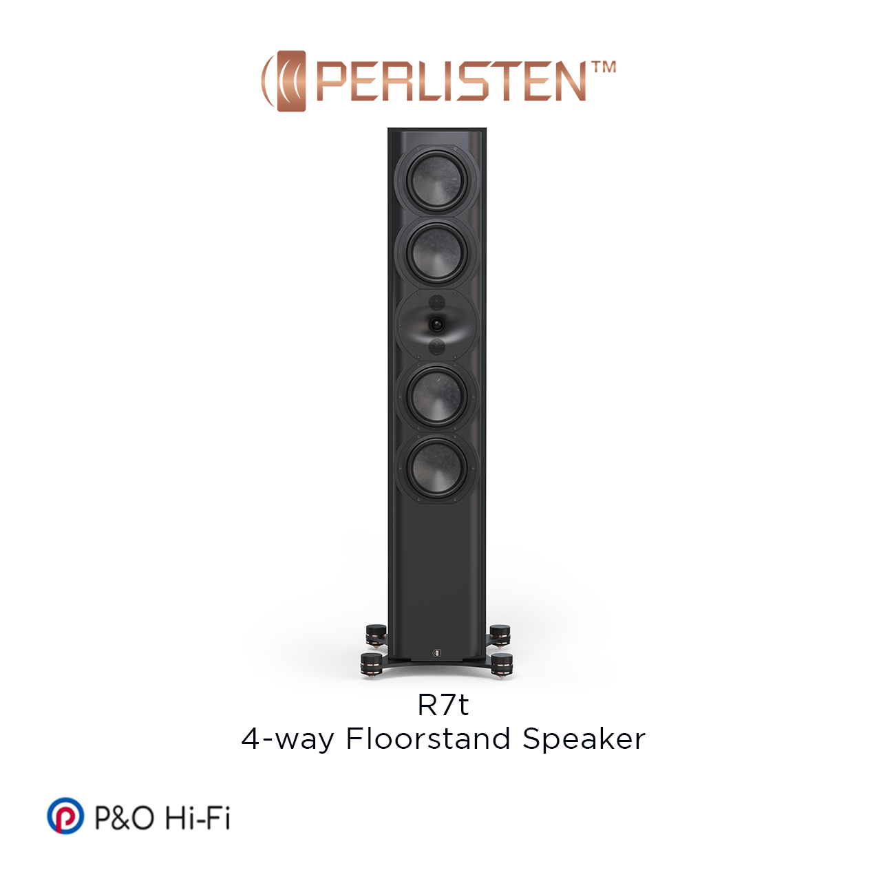 PERLISTEN R7t 4 路分音座地喇叭(一對)