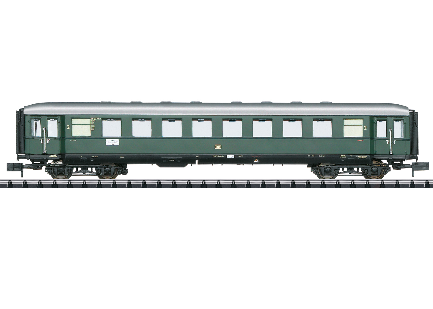 Minitrix 18409 N-scale Limited Stop Fast Passenger Train in the Danube Valley