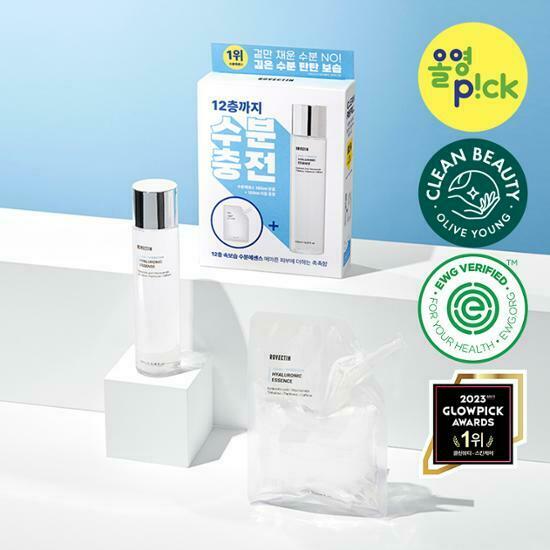 《olive young連線》ROVECTIN Aqua / Hydration Hyaluronic Essence 180mL Special Set (+ 120mL Refill)