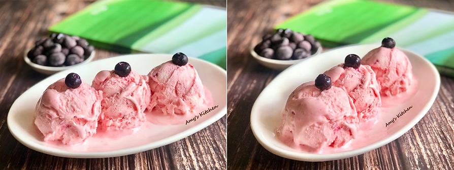 莓果冰淇淋 步驟3、4 【天時莓果TimesBerries】冷凍莓果 ‧ 有機莓果