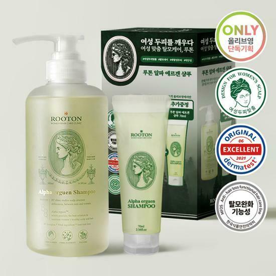 《Olive young連線》ROOTON Alpha Erguen Shampoo 500mL+70mL Special Set