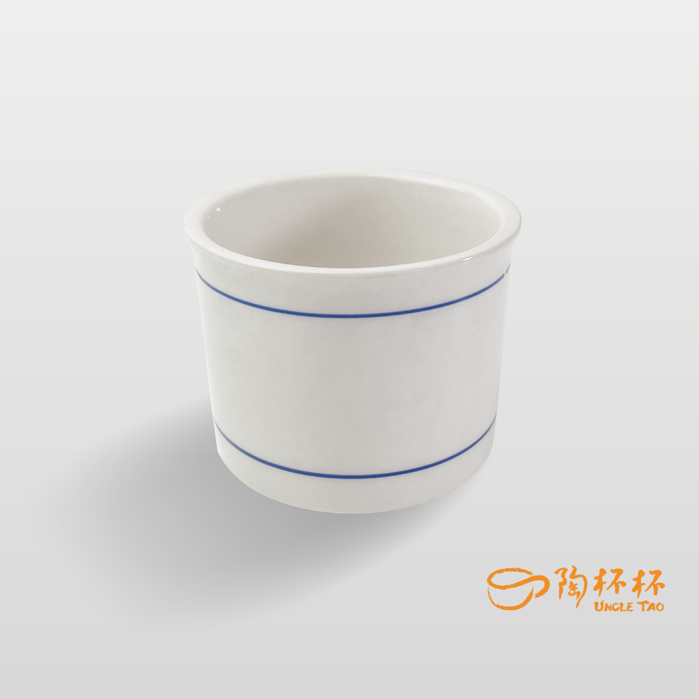 【優惠出清品】雙線小盅 300ml AS01-01【陶杯杯瓷器】