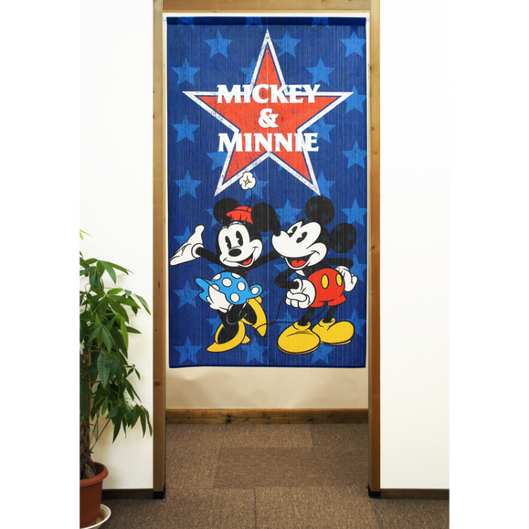 迪士尼米奇米妮門簾 85 x 150 cm 美國之星 #CM23D-95702