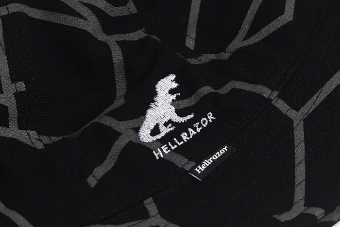 HELLRAZOR "DINO PIQUE BELL HAT" (Black)