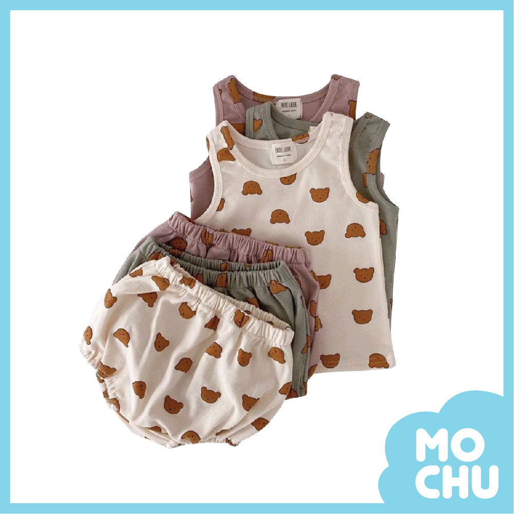 小熊鳳梨背心套裝