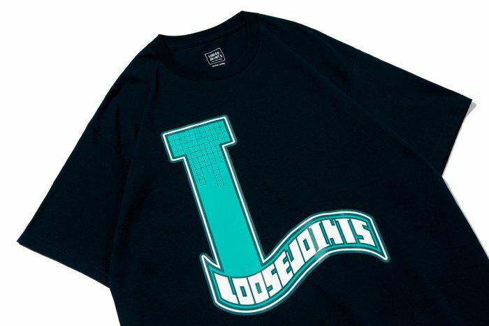 LOOSE JOINTS "BIG L TEE" (Navy)