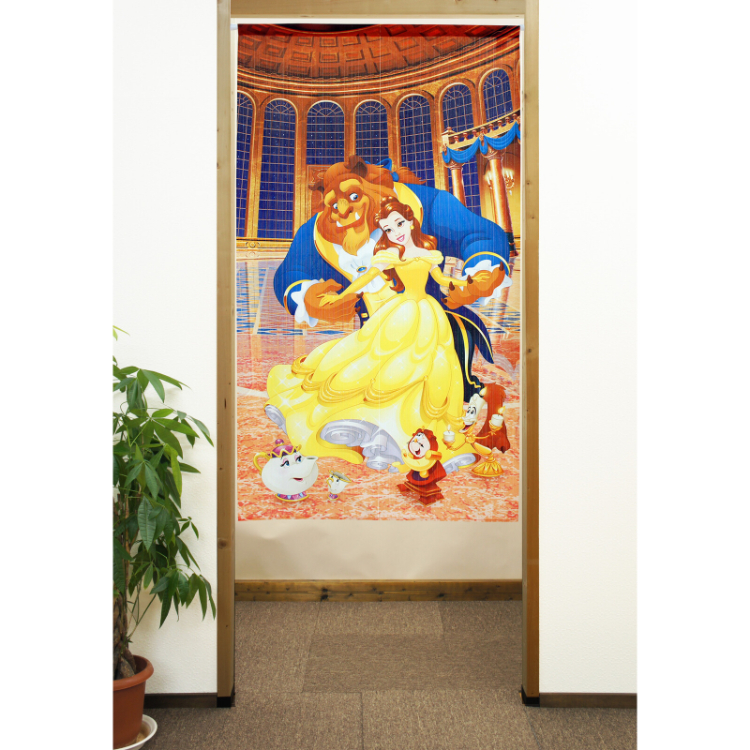 迪士尼美女與野獸門簾 85 x 150 cm #CM23D-95708