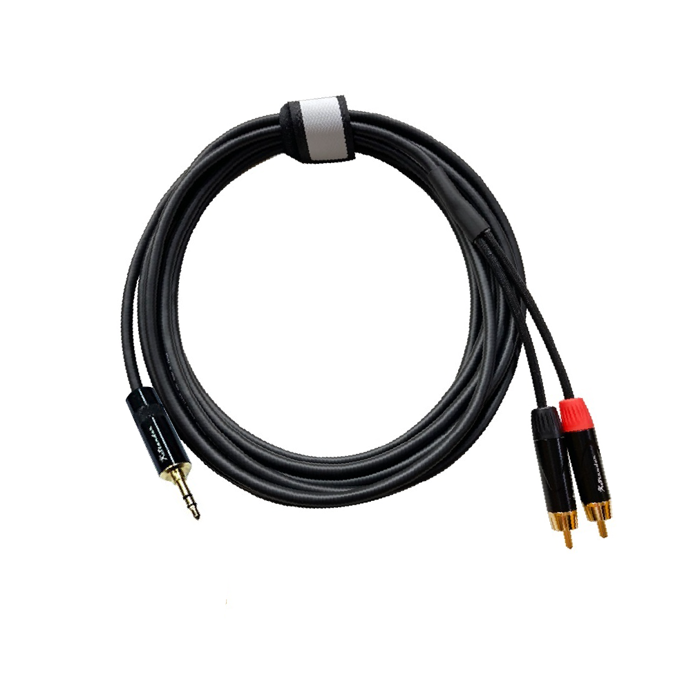 台製 台製 / 2RCA-miniTRS(3.5mm)(1米) 訊號線 — 三峽配件 / 週邊｜YA! 玩音樂