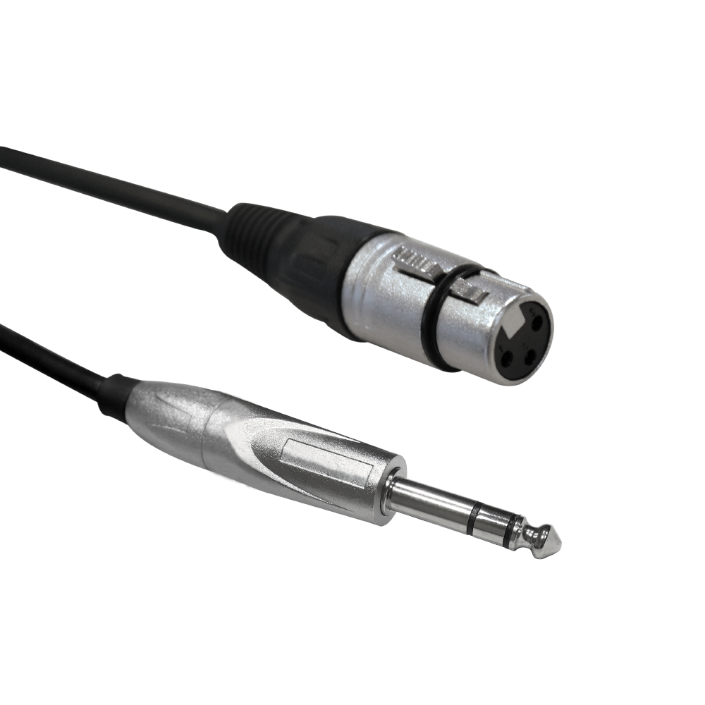 台製 台製 / 母XLR-TRS(6.3mm)(1米) 訊號線 — 三峽配件 / 週邊｜YA! 玩音樂