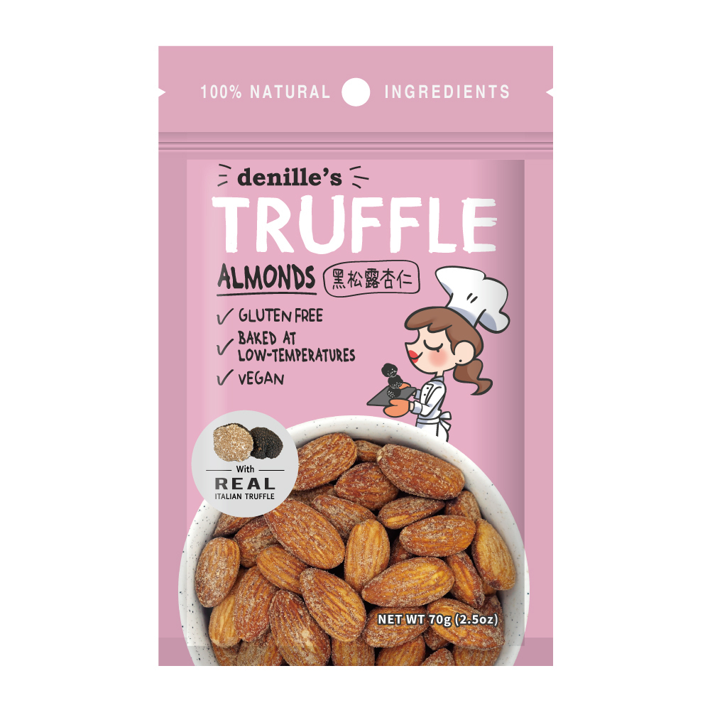 【Denille's】黑松露杏仁1包(70公克) /頂級堅果首選