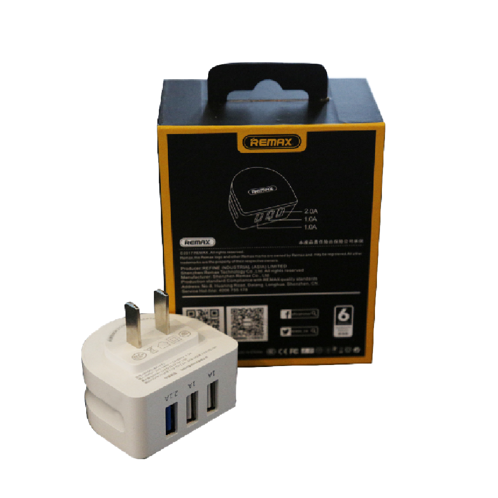 Remax Remax / 3USB充電插頭 第 2 張圖片｜三峽配件 / 週邊