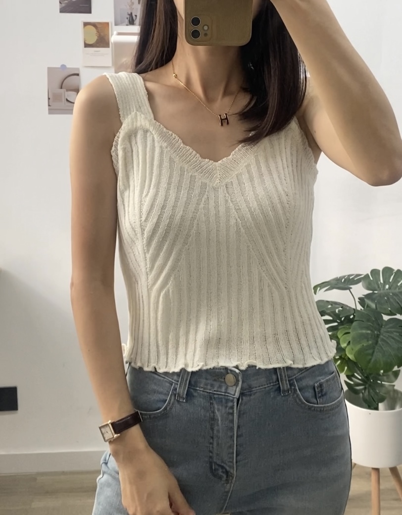 【 現貨 】小知性幼針織背心