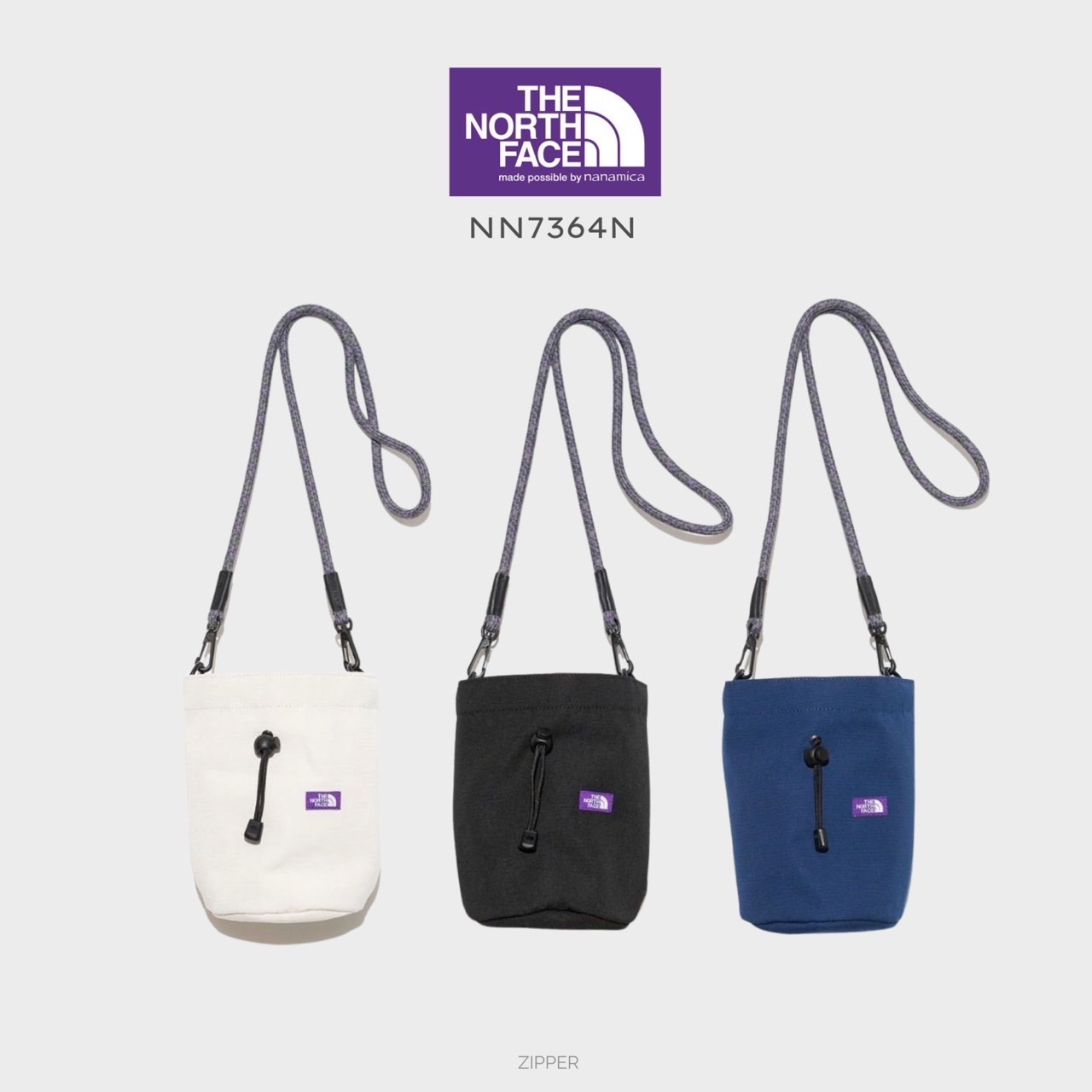 日本限定紫標Stroll Shoulder Bag NN7364N 單肩包