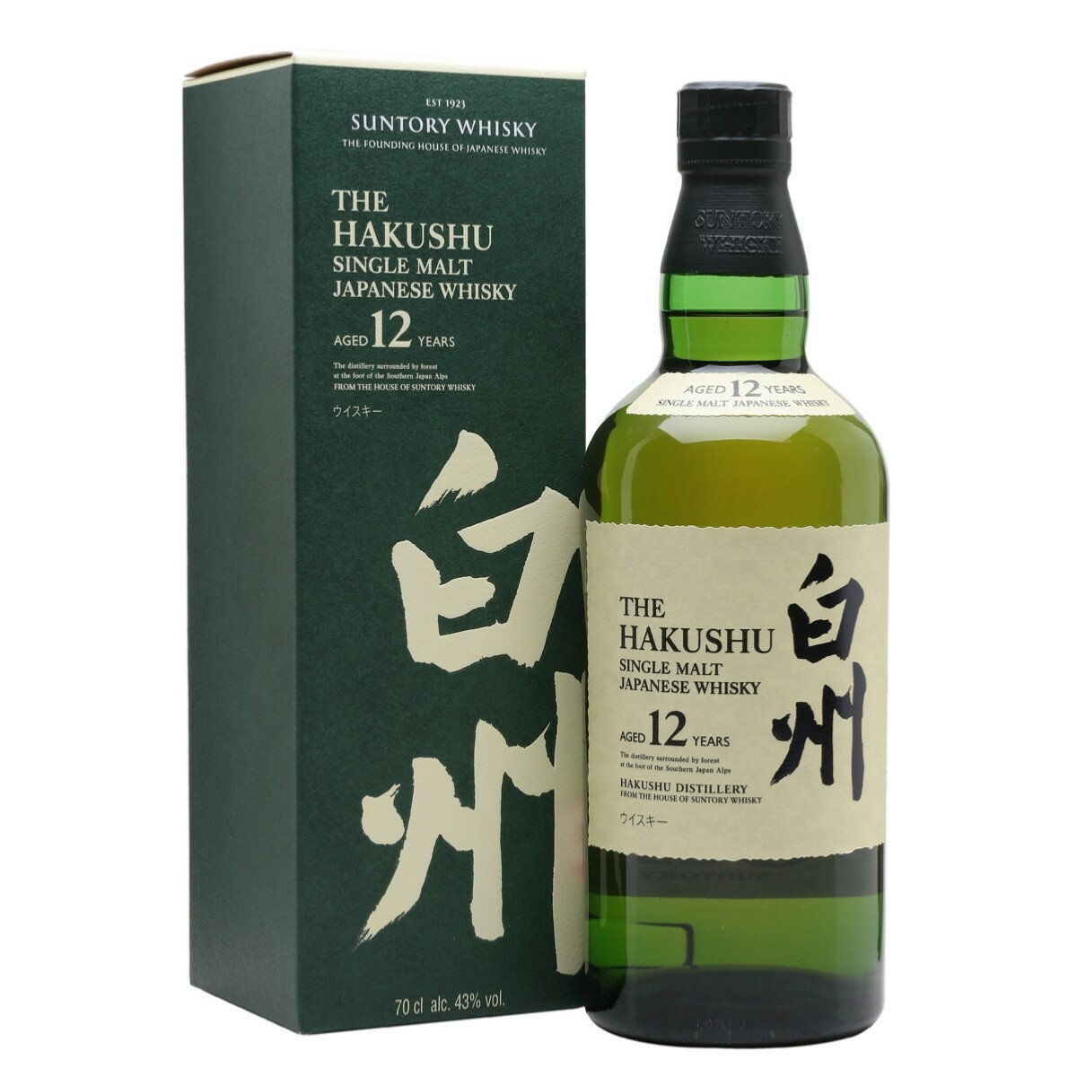 白州12年日本威士忌 The Hakushu 12 Years Japanese Whisky