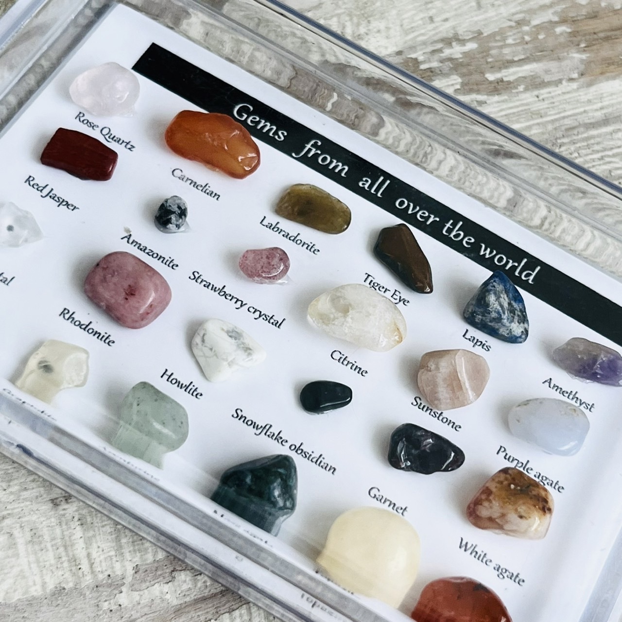 [原石] 礦石水晶標本盒 交換禮物推薦