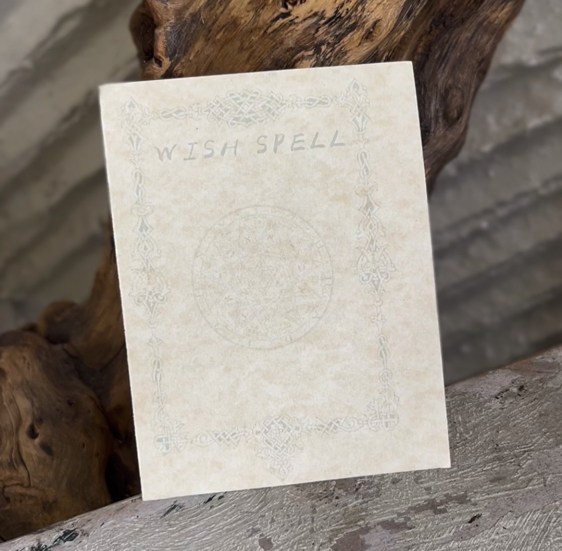 [原石] 厚卡許願紙 加速願望顯化的魔法