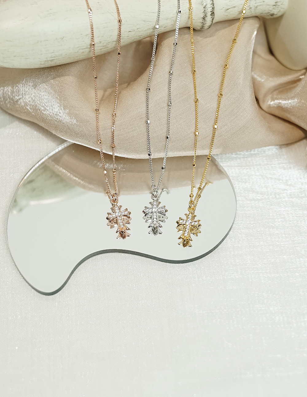 925 純銀施華洛世奇十字架項鍊