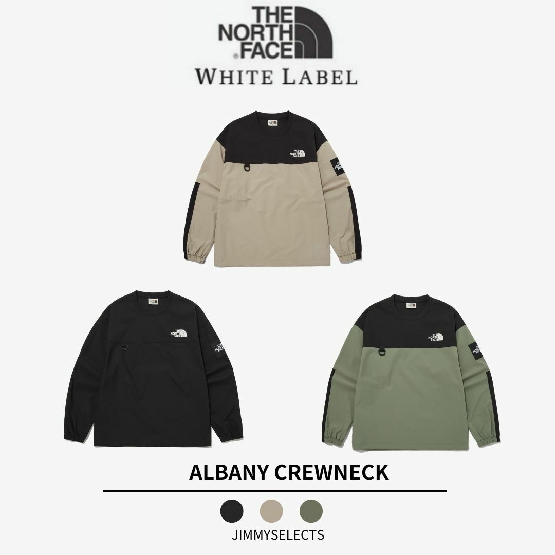 THE NORTH FACE 白標ALBANY CREWNECK 長袖大學T NM5MP53