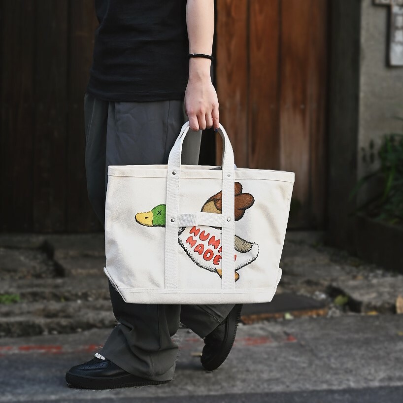 KAWS x Human Made Medium Tote Bag日本製